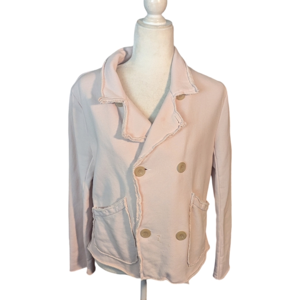Frank & Eileen Light Pink Double-Breasted Jacket - Picture 5 of 10